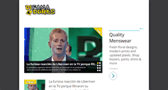Desktop Screenshot of difamadores.cl